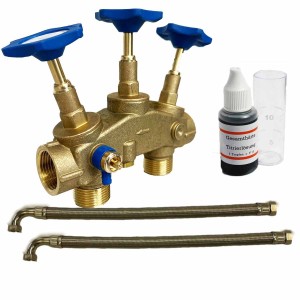 Connection set Duplex-Pro 1.25&#39;&#39; with intersection (100 cm hoses)