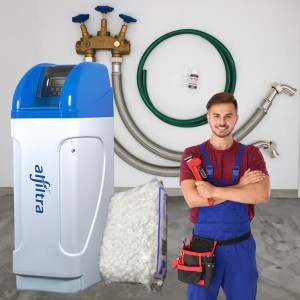 Carefree package Basic 40 water softening system / decalcification system including installation