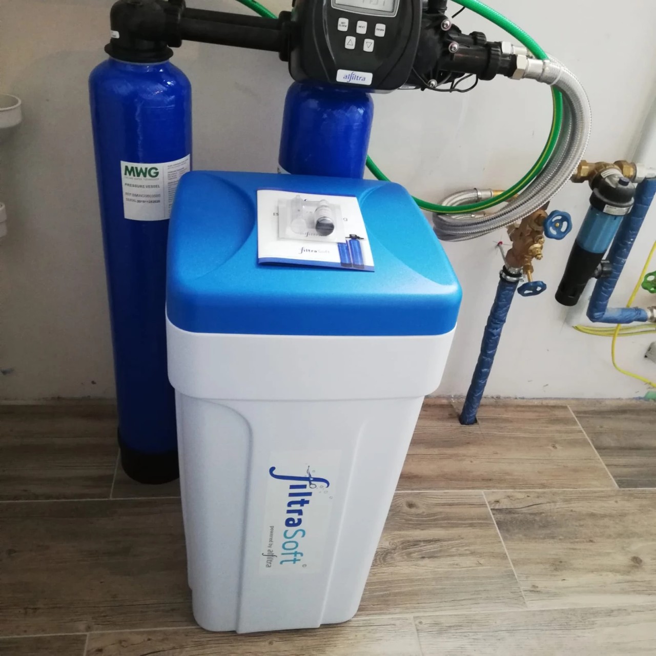 Double water softening system Duplex 40 from Alfiltra