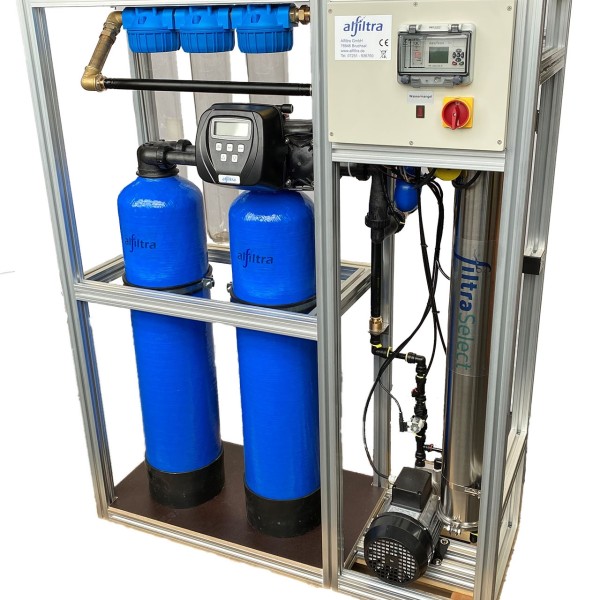 REOS Plug & Play reverse osmosis system with water softener