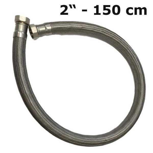 Stainless steel flexible hose 2 inches (150 cm long)